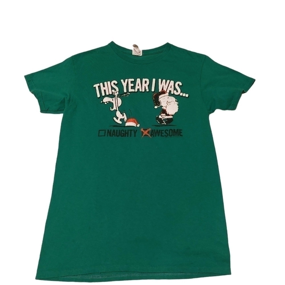 Peanuts This Year Short Sleeve Graphic Tee- size S